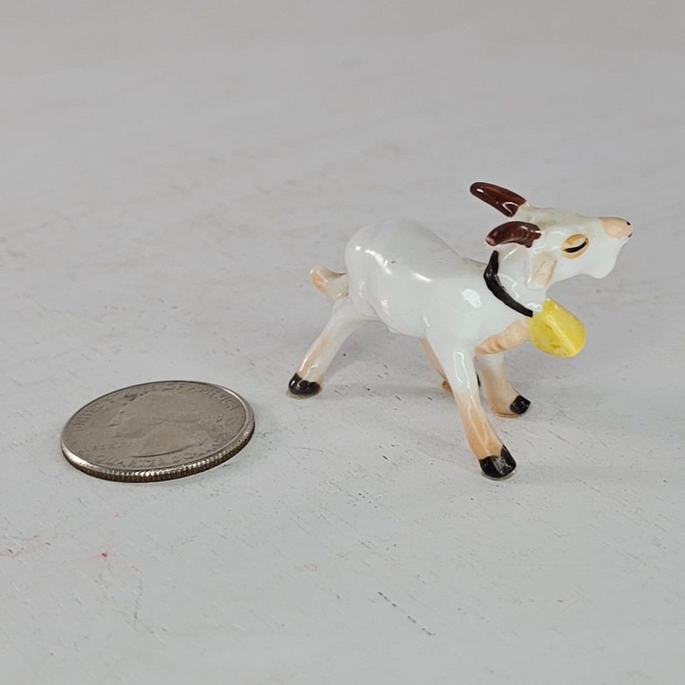 Vintage Freeman McFarlin Good Porcelain Goat Figurine With