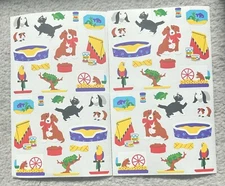 Vintage 1996 Mrs Grossman Animal and Pet store Stickers lot of 2 -good condition