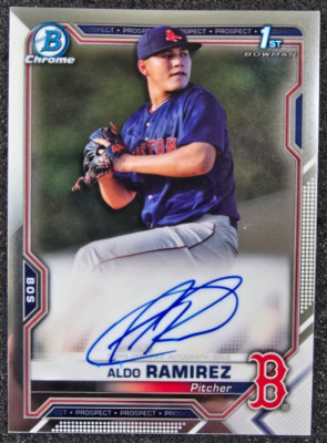 2021 Bowman Chrome 1st Auto Aldo Ramirez #CPA-ARA