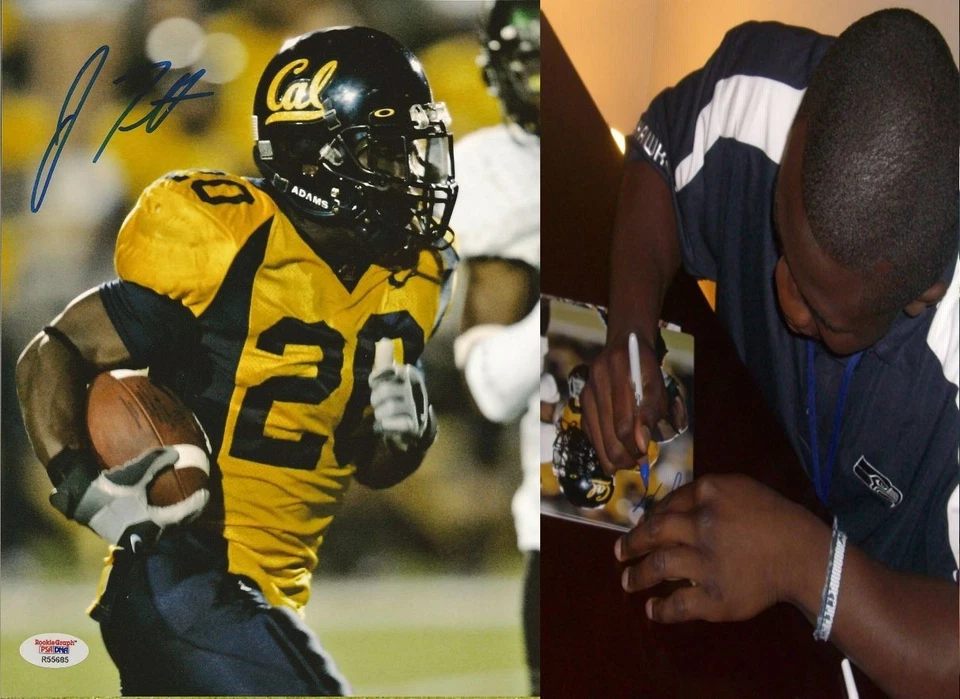 Justin Forsett Signed Cal Golden Bears 8x10 Photo PSA/DNA COA Picture Autograph - Image 4 of 4