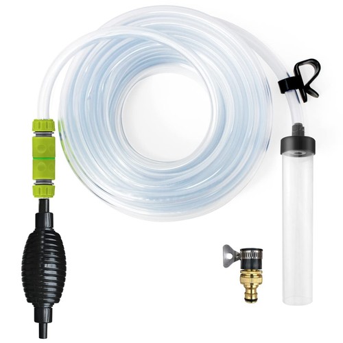 50ft Aquarium Water Changer Gravel Sand Cleaner Fish Tank Siphon Cleaning Tools