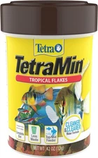 Tropical Fish Flake Food Balanced Diet Digestible Nutrition Clear Water 0.42oz