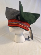 S mi Four Winds Hat Indigenous Lapland Headwear of The S mi Finland Vintage Rare