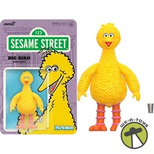 Sesame Street Reaction Wave 3 Big Bird Action Figure Super 7