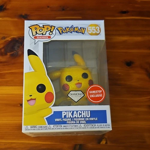Funko Pop! Vinyl Pokémon Pikachu Diamond GameStop Exclusive #553 Figure