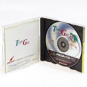 TIME GAL Sega MEGA CD Japan Import MD MCD DRIVE Wolf Team Anime Adventure NTSC-J