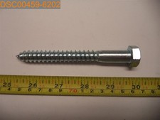 Qty 22: 1/2" x 4-1/2" Hex Lag Bolts - Zinc Plated