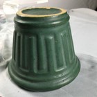 ROSEVILLE POTTERY MATTE GREEN JARDINIERE 4"h X 5" PLANTER — photo 3