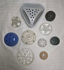 Vintage Flower Frogs 10pc Lot Glass, Pottery, Ceramic