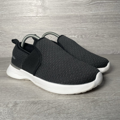 Fitville Damen-Sportschuhe schwarz Größe 6,5 Slipper weite Passform Diabetiker flotter Spaziergang