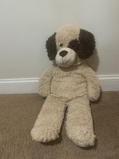 Vintage Plush Dog Puppy Stuffed Animal Pillow Large 30 Floppy