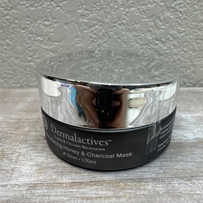 Dermalactives Resurfacing Honey And Charcoal Mask Face 1.7 Oz Sealed FAST SHIP