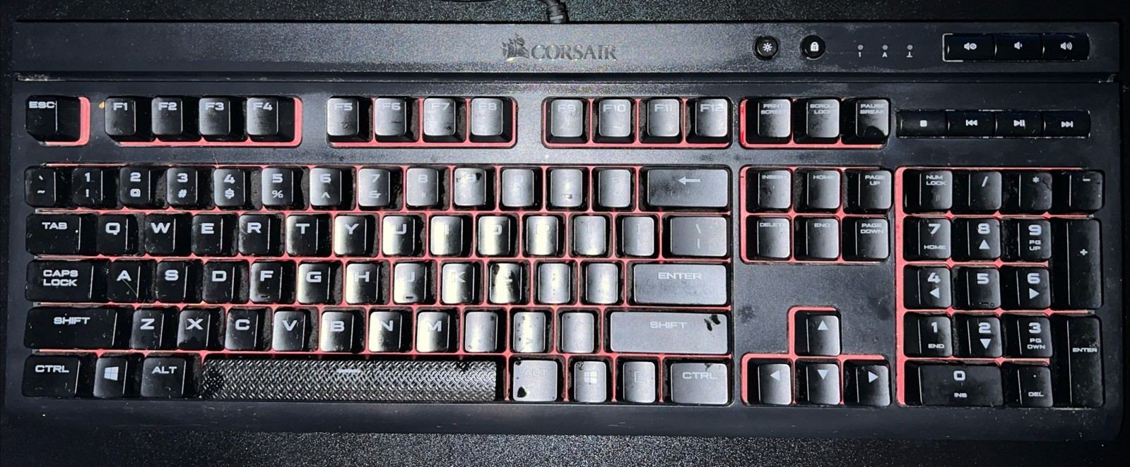 Corsair K68 RGB Mechanical Gaming Wired Keyboard Cherry MX R