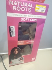 Natural Roots Curlkalon Soft Curl Clip-In Extensions 10" Natural Black 9pc Black