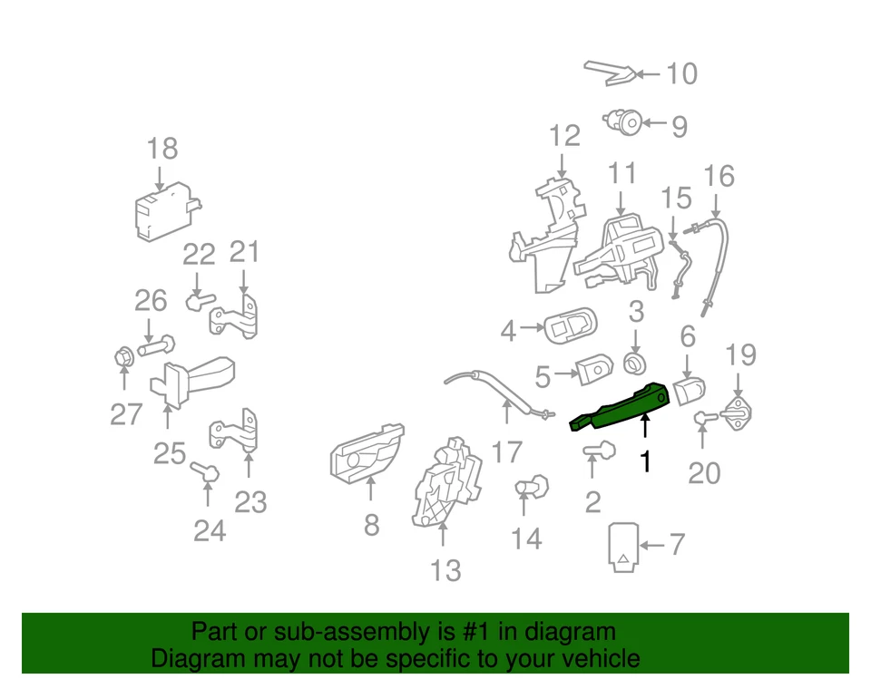 Mango original Jaguar XF XFR XFR-S 2009-2015, exterior C2Z3509XXX Foto 2 de 2