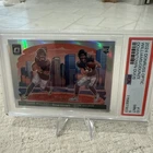 2024 Panini Optic Dual Rookie Downtown #10 Caleb Williams Rome Odunze (RC) PSA9