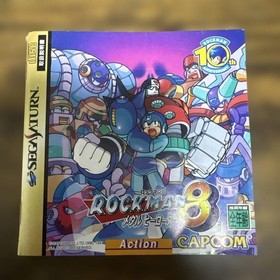 SEGA SATURN ROCKMAN MEGAMAN8 METAL HEROES