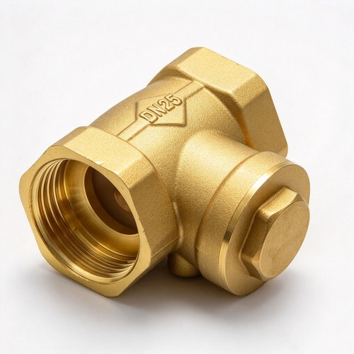 Plumbing Fitting Horizontal Valve 1" High Quality Brass Swing Check Valve 1PC