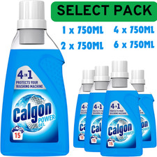 Image of Calgon 4-in-1 Washing Machine Cleaner Gel 750ml Limescale Remover Water Softener