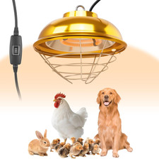 300W Heat Lamp for Chicken Coop - Waterproof Chicken Coop Heater for Indoor