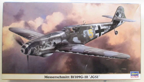 Hasegawa 1/48 German Messerschmitt Bf109G-10 JG51 Open Box 09599C