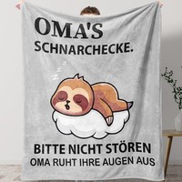 Kuscheldecke Geschenk FüR Oma Zum Geburtstag Muttertag Valentinstag Ostern