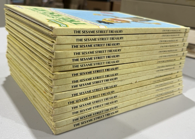 The Sesame Street Treasury Books Complete Series Vtg 1983 Full 1