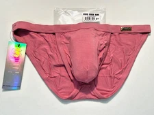 Andrew Christian - Size XL   Low-Rise Bamboo Blend Bikini Brief   - Rose Pink