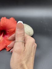 Stunning Unique Handmade 925 Sterling Silver Stackable Band Ring B114