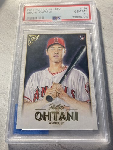 2018 Topps Gallery #116 Shohei Ohtani Rookie PSA 10 RC LOW POP RARE