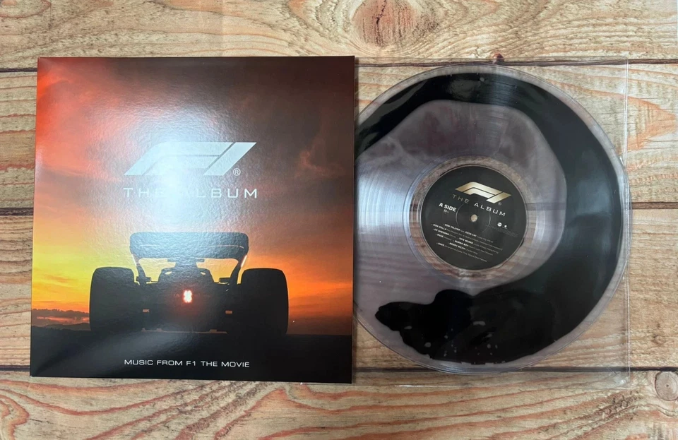 F1 The Album Vinyl Blood Records Bad World Liquid Filled Oil Effect LP  - Image 2 of 4