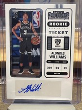 2022-23 Panini Contenders - Rookie Ticket Autograph Alondes Williams #159 Retail