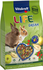 Life Dream, alimento completo per conigli nani, con pera, con mela, con bacche d