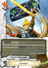 Buddyfight TCG card S-BT02A-UB04/0036EN U Continue! Blazing Overclash