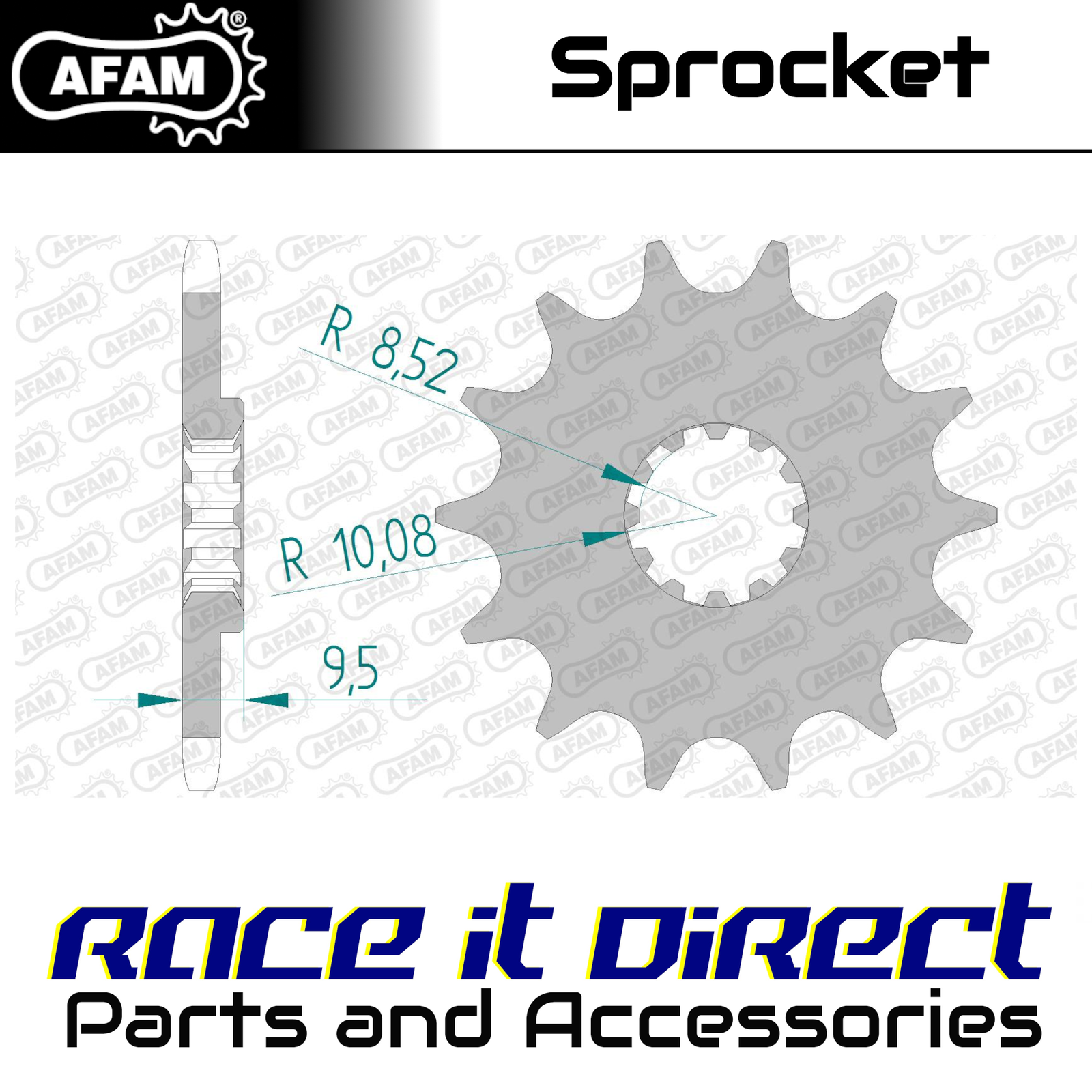 AFAM 94120-14 FRONT 14T, 420
