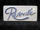 Rare Roseville Raymor Pottery Dealer Sign