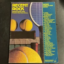 Recent Rock Dance Band Hits Complete Sheet Music Editions Book Creative Concepts