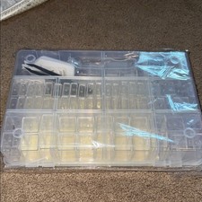 Clear Plastic Storage Organizer for seeds