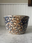 Red Wing Pottery Spongeware 7A Mixing Bowl 7.25” Panel Oven Ware Splatter 7 x 4