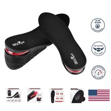 Customizable Height Increase Insoles - Shock Absorbing  Anti-Slip for All Shoes