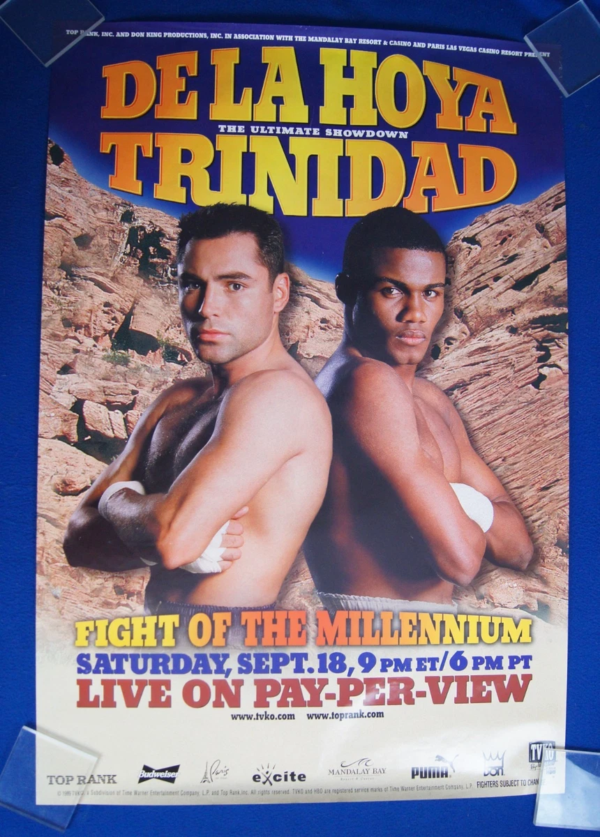デラホーヤvsトリニダード　ファイト オブ ザ ミレニアム　ボクシングポスター Oscar De La Hoya Boxing Fan Posters for sale | eBay