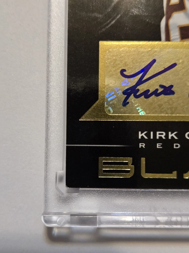 2012 Panini Black Football Rookie Kirk Cousins Auto RC 30/99 - Image 4 of 4