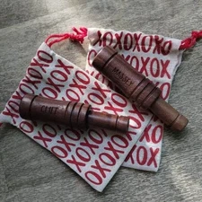 Handmade Wooden Whistle – Adjustable Sound Hunting Bird Caller Tool - 7 PER LOT