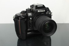 Nikon F4 MB-21 AF Nikkor 28-80mm f/3.5-5.6D 35mm Film SLR Camera Kit