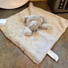Kellytoy Elephant Security Blanket Baby Lovey Rattle Gray Plush Stitch Eyes