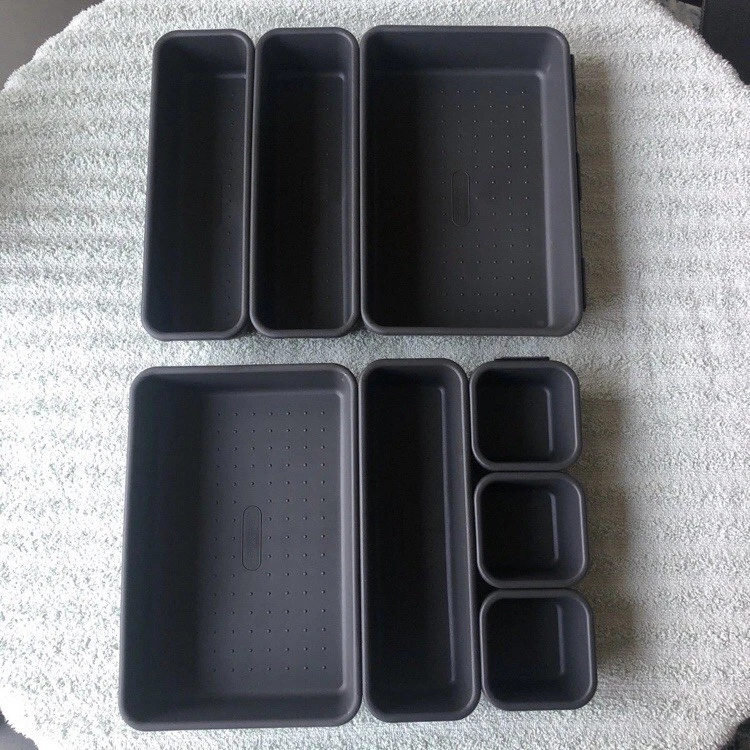 Organizador de cajones entrelazados Madelesmart 8 piezas - negro Foto 2 de 4