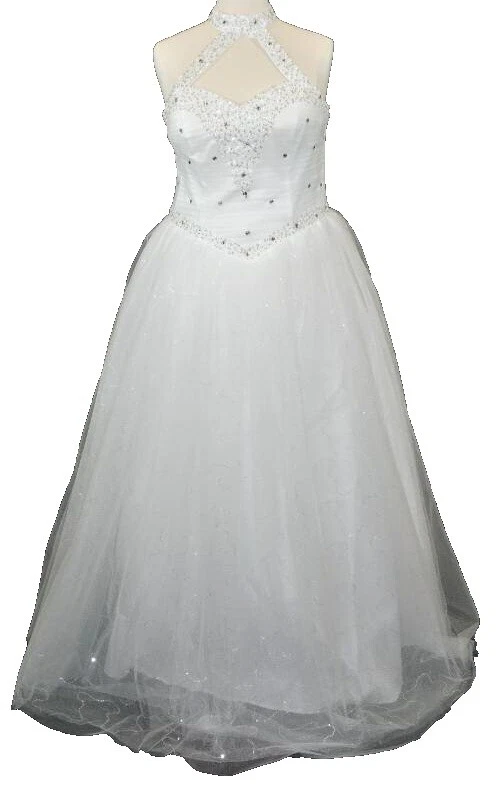 Tulle Wedding White 26W Women's Size Dresses