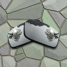 Chrome Titanium Polarized Lenses Replacement For-Oakley Gauge 8 M OO4124 57mm