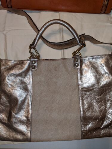 Plinio Visona Genuine Ostrich Leather Handbag Gorgeous 