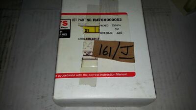 Emerson Fisher R470X000052 Dump Valve Repair Kit Types 470 471 480 481 Actuator